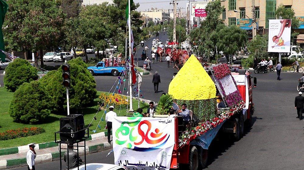 حرکت کاروان&zwnj;های شادی در دهه کرامت
