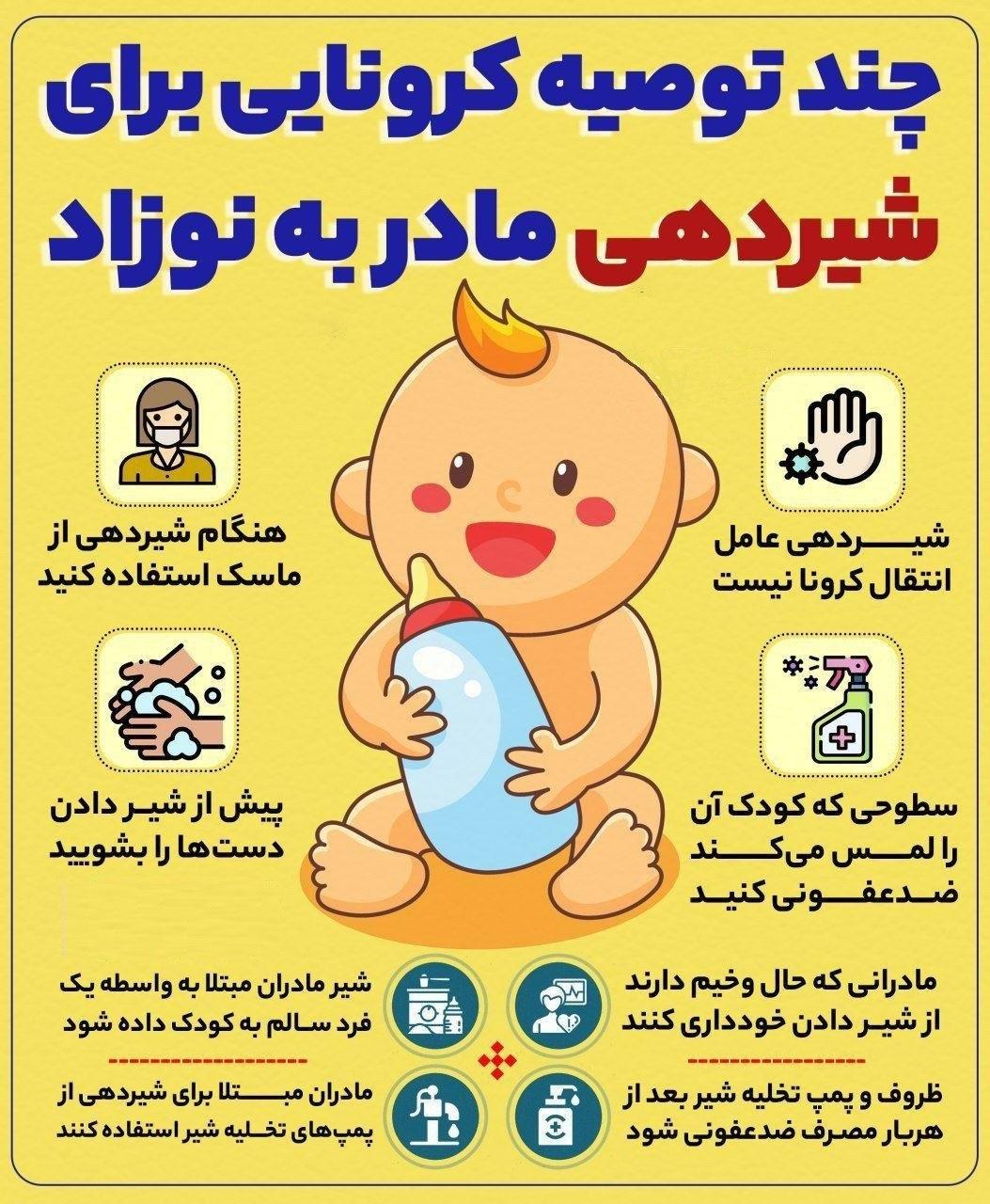 شیردهی به نوزادان در ایام کرونایی! شیردهی به نوزادان در ایام کرونایی!
