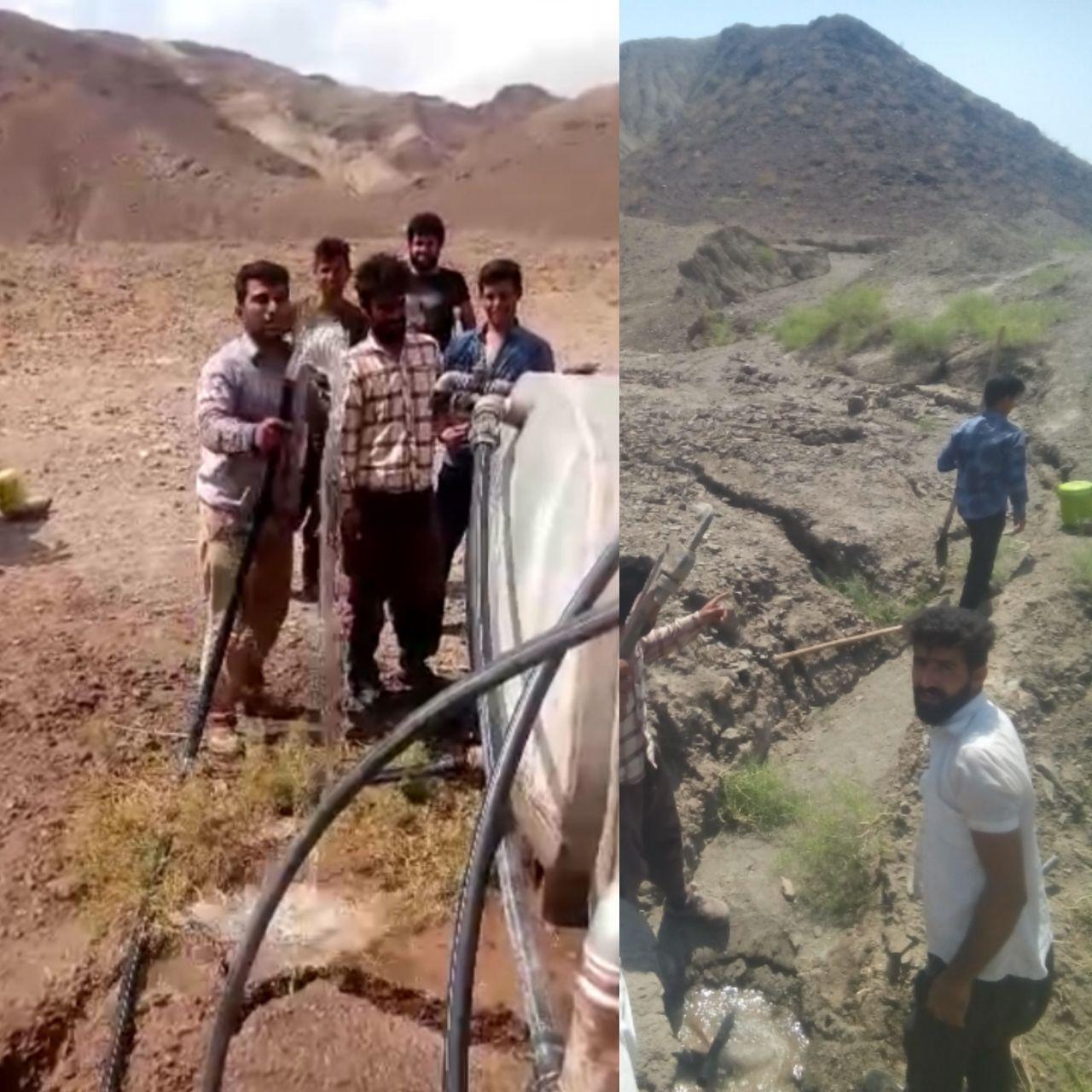 تامین آب شرب روستای رسن بخش انابد بعداز25سال &nbsp;&nbsp;