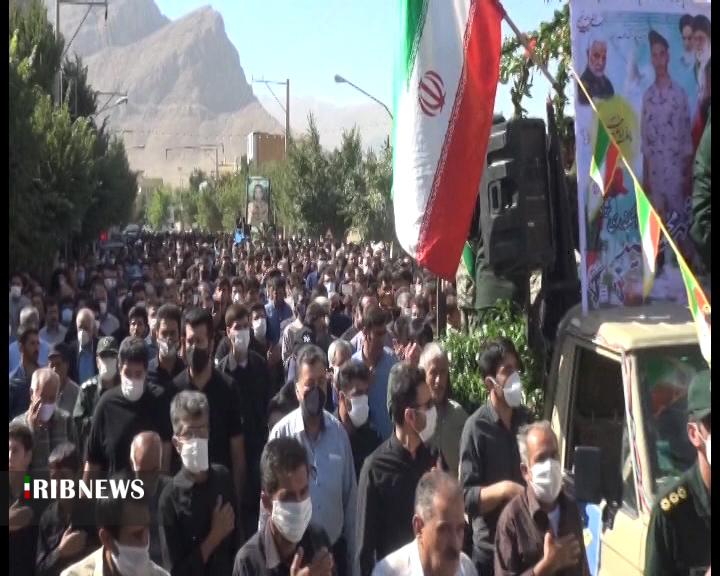 تشییع پیکر شهید اسکندری نژاد در زادگاهش جونقان تشییع پیکر شهید اسکندری نژاد در زادگاهش جونقان