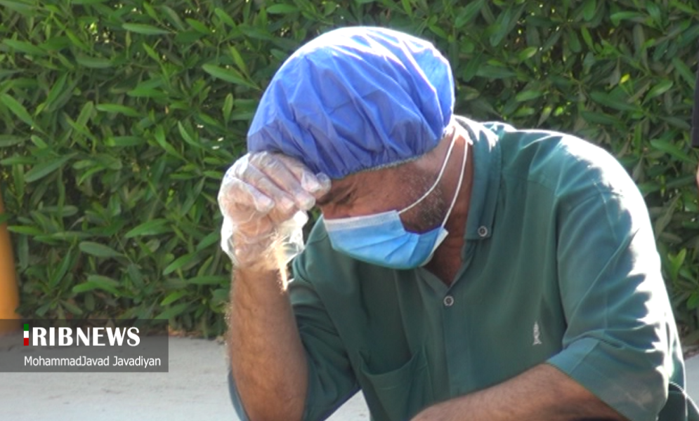تشییع شهید مدافع سلامت محمد رضا رزمی تشییع شهید مدافع سلامت محمد رضا رزمی