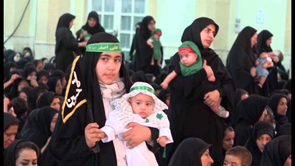 برگزاری مراسم شیرخوارگان حسینی در همدان