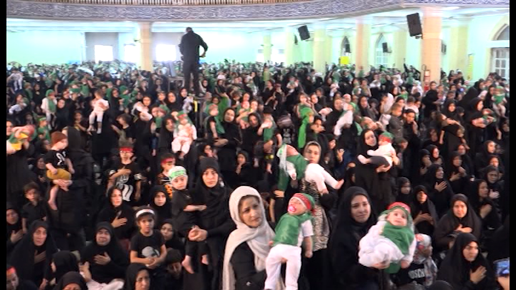 برگزاری مراسم شیرخوارگان حسینی در همدان