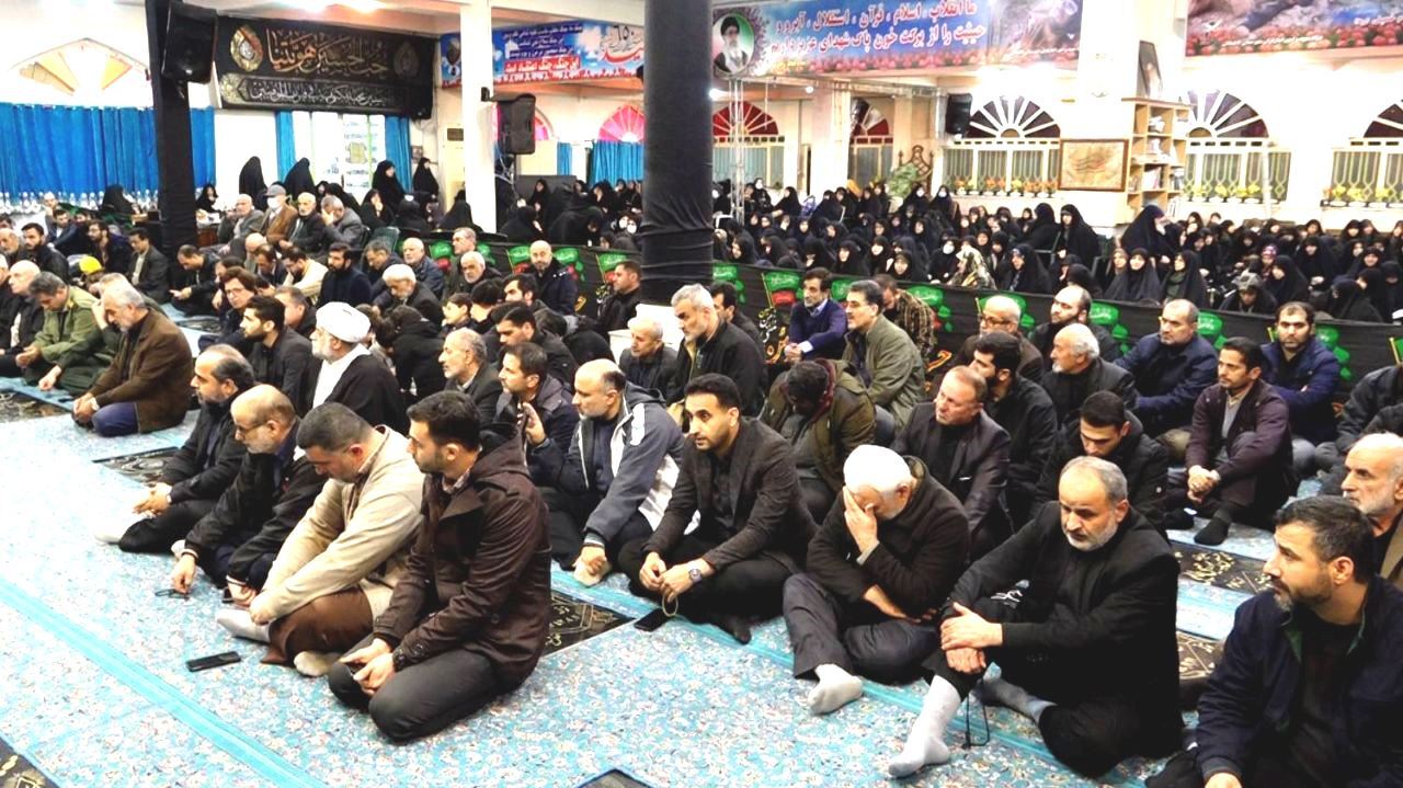 مراسم هفتمین روز شهادت پرستار شهید مرضیه نبوی نیا در لاهیجان مراسم هفتمین روز شهادت پرستار شهید مرضیه نبوی نیا در لاهیجان
