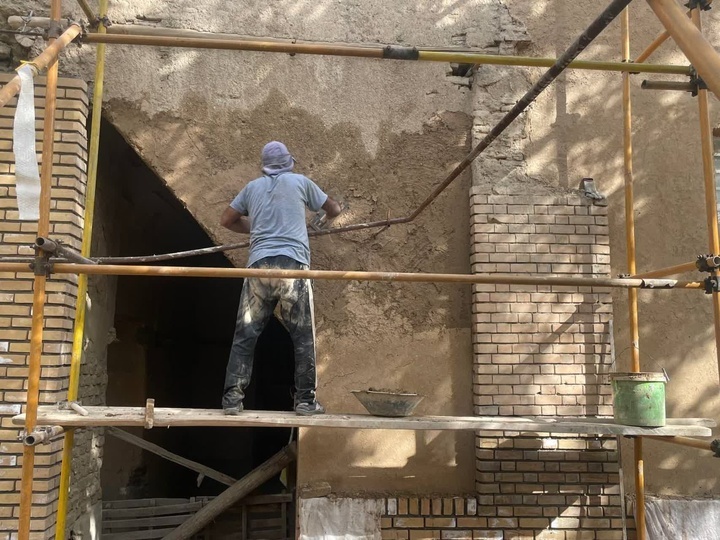 مرمت در بازار سنتی اراک