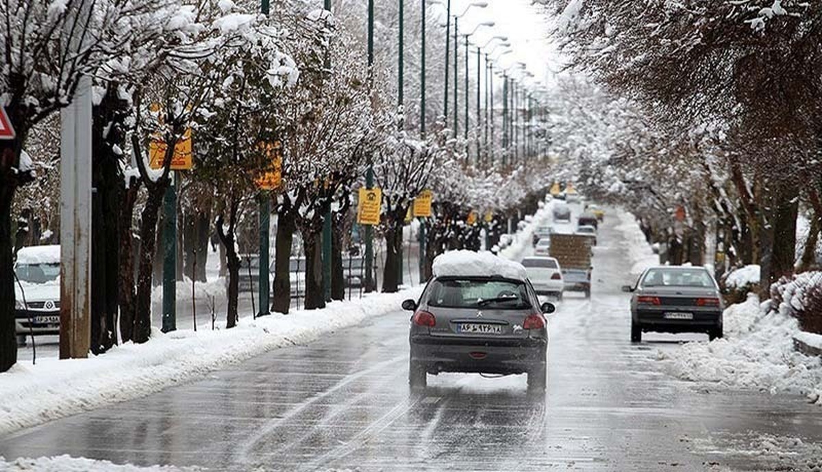 هشدار نارنجی بارش برف و باران برای ۱۲ استان