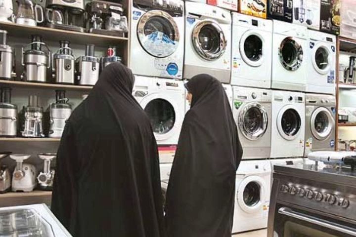 التهاب بازار با افزایش ۳۰ تا ۳۵ درصدی قیمت لوازم‌خانگی