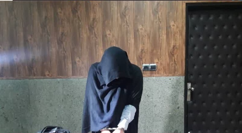 دستگیری سارق سیم و کابل برق با پوشش زنانه در بهار دستگیری سارق سیم و کابل برق با پوشش زنانه در بهار
