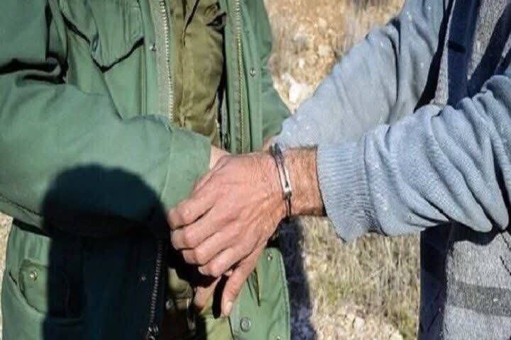 دستگیری متخلف زنده گیری سهره در شیروان دستگیری متخلف زنده گیری سهره در شیروان
