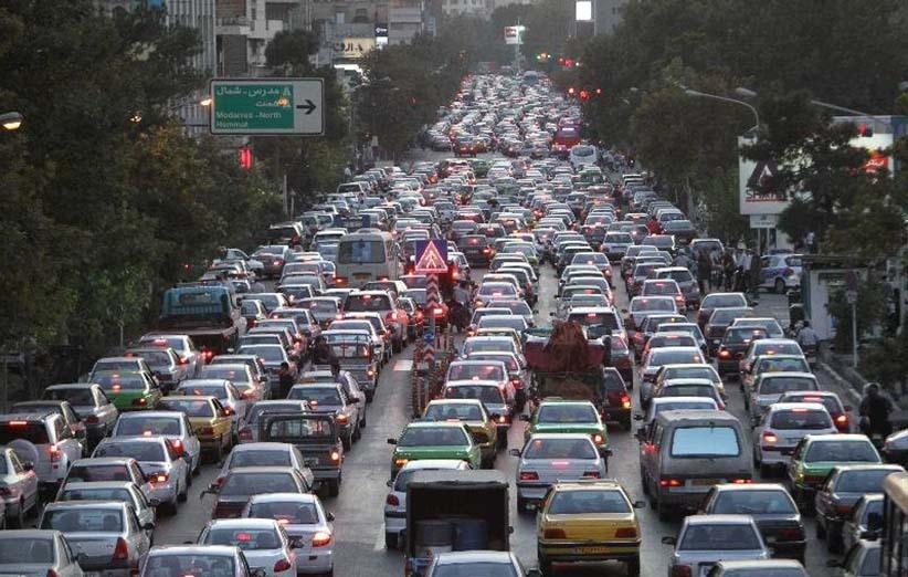 ترافیک در برخی خیابانهای تهران ترافیک در برخی خیابانهای تهران