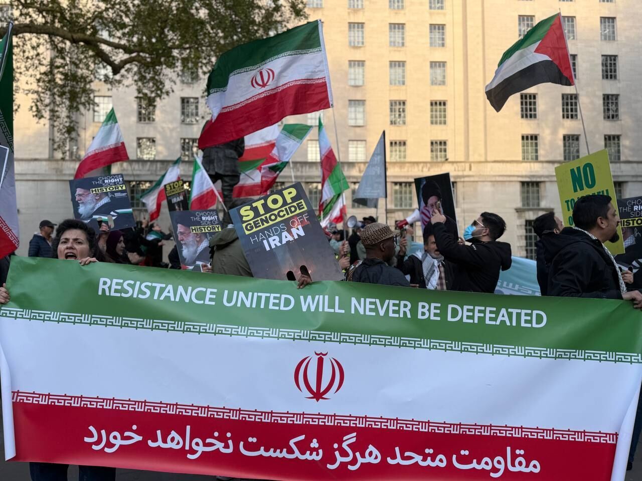فریاد حمایت از ایران در لندن طنینانداز شد فریاد حمایت از ایران در لندن طنینانداز شد