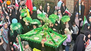 کاروان شادی غدیر در بافت قدیم بوشهر