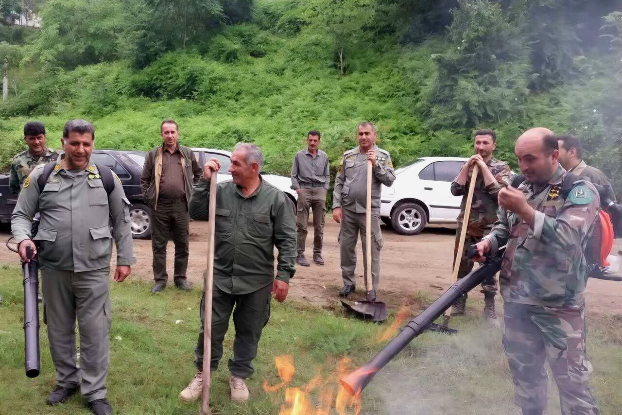 آماده باش یگان حفاظت منابع طبیعی برای مقابله با آتش سوزی