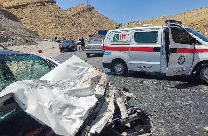 یک فوتی در تصادف جاده کازرون به کنارتخته یک فوتی در تصادف جاده کازرون به کنارتخته