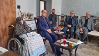 استاندار گیلان با مادر شهیدان یوسفی دیدار کرد