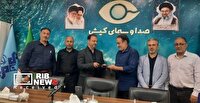 جلسه تکریم و معارفه سرپرست جدید سیمای مرکز کیش