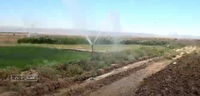بهره برداری طرح سیستم آبیاری نوین در روستای عبادات ۲ هفتکل