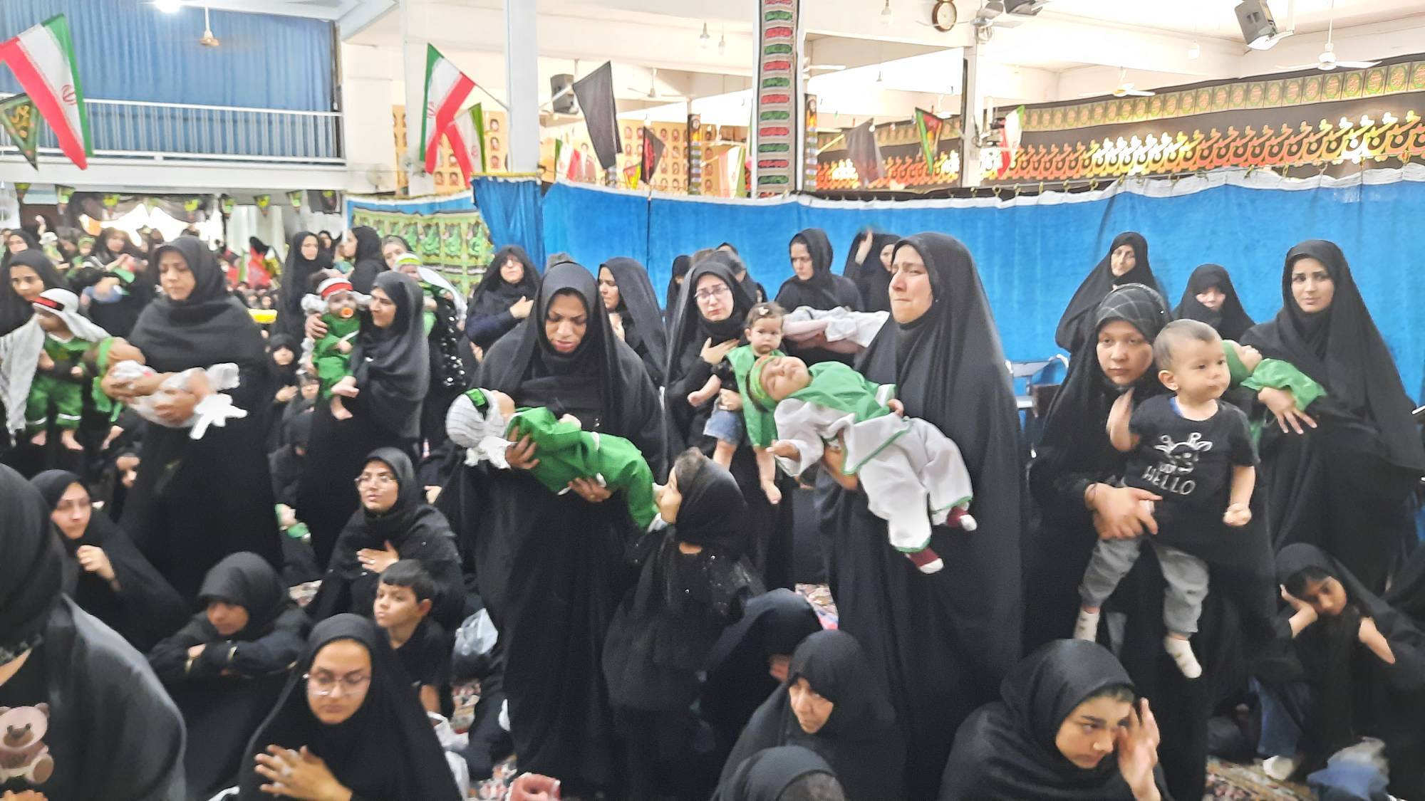 جلوه‌هایی از آئین شیرخوارگان حسینی در شهرستان‌های خراسان رضوی