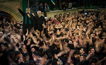 طنین‌ فریاد یا عباس در تکیه بازار شاهرود