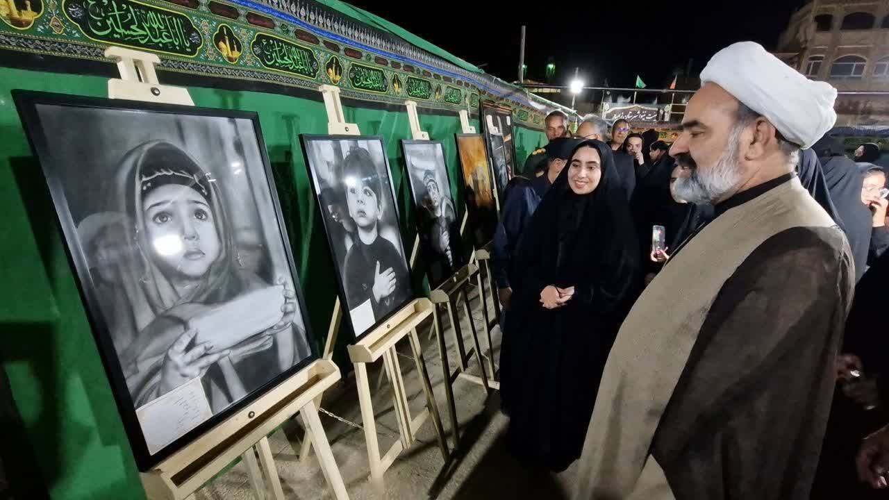 گشایش نمایشگاه نقاشی «روایت عشق» در زارچ گشایش نمایشگاه نقاشی «روایت عشق» در زارچ