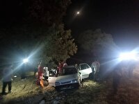 واژگونی پراید در جاده کازرون به شیراز با ۴ مصدوم