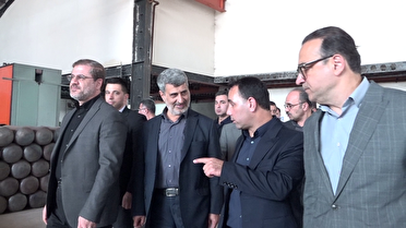 بازدید رئیس کل دادگستری گیلان از یک واحد صنعتی