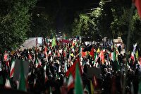 صد ودوازدهمین شب ایستادگی مردم ارومیه در برابر زیاده خواهی‌های دشمنان
