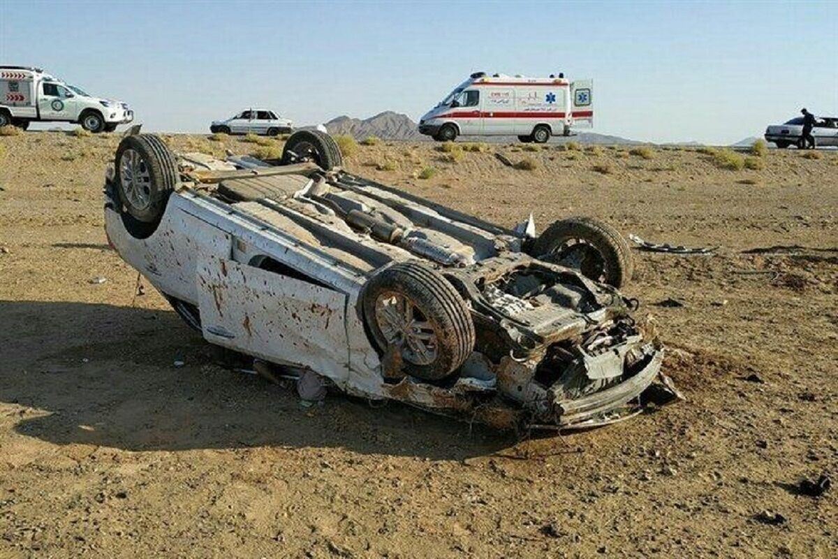 واژگونی خودرو در میامی