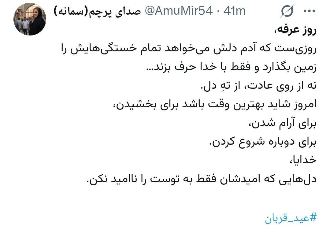 روز عرفه به روایت کاربران فضای مجازی؛ دستهایی که به امید اجابت بلند میشود روز عرفه به روایت کاربران فضای مجازی؛ دستهایی که به امید اجابت بلند میشود